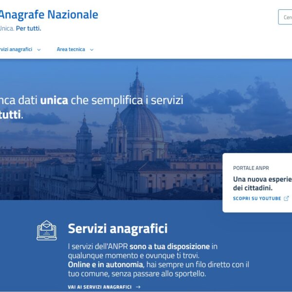 Anagrafe Digitale, online il nuovo portale