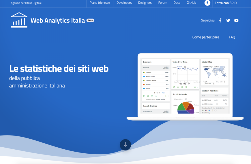 AgID potenzia Web Analytics Italia: il 15 marzo un webinar di presentazione