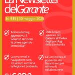 NEWSLETTER N. 535 del 30 maggio 2025